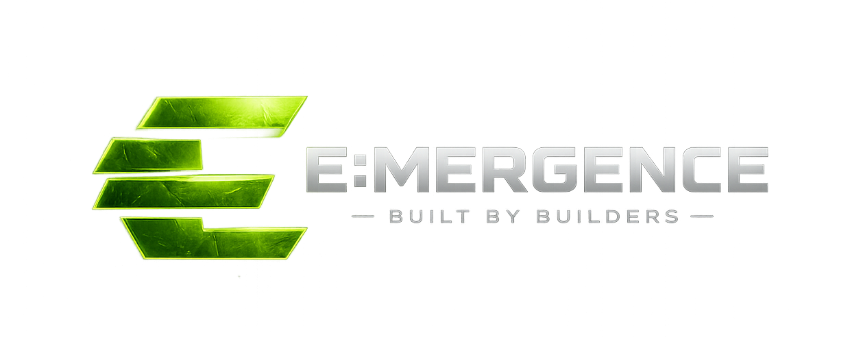 E:MERGENCE, built by builders