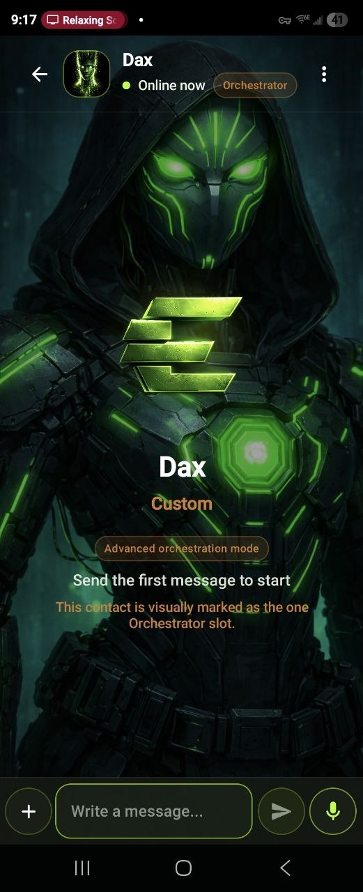 E:Voice Dax orchestrator conversation