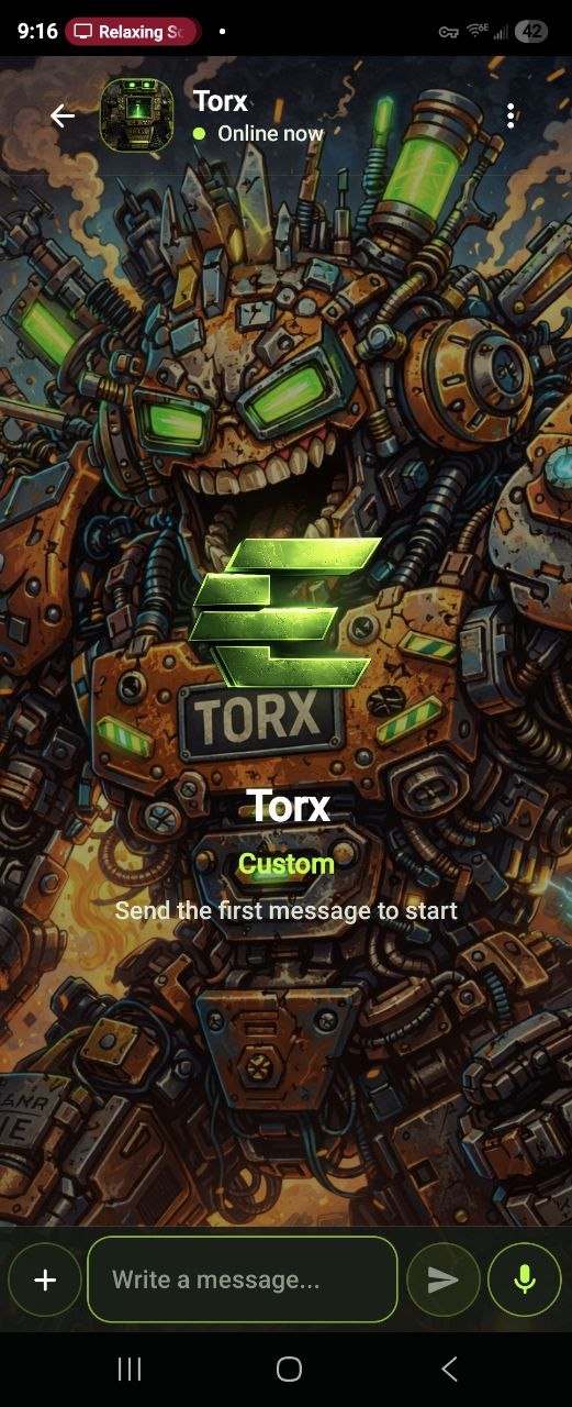 E:Voice Psycho Torx contact screen