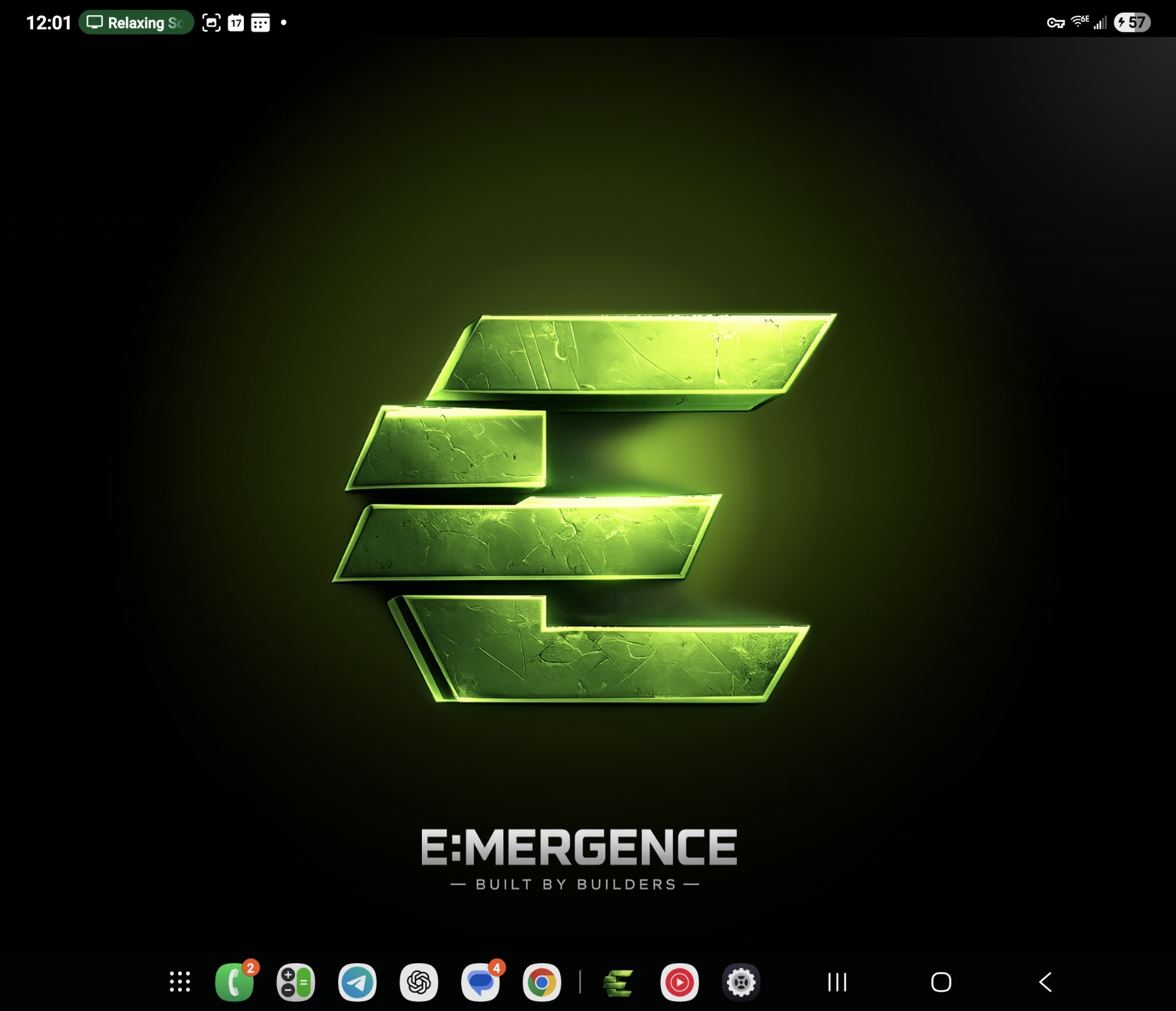 E:MERGENCE tablet screenshot